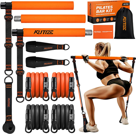 Elevate Your Fitness Journey with Our Multifunctional Pilates Bar Kit - Perfect for Home Workouts, Strength Training, and Full-Body Conditioning!