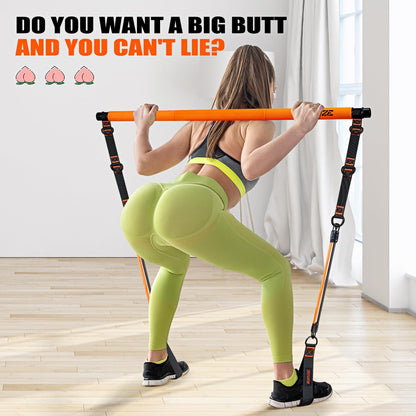 Elevate Your Fitness Journey with Our Multifunctional Pilates Bar Kit - Perfect for Home Workouts, Strength Training, and Full-Body Conditioning!