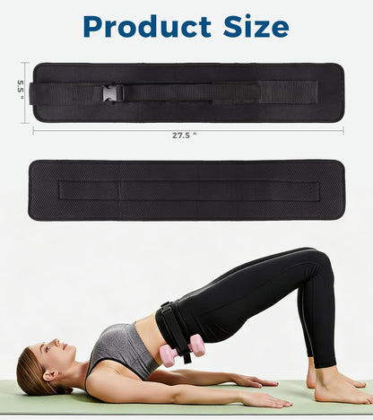 Elevate Your Workout with Our Adjustable Hip Thrust Belt - Perfect for Dumbbells, Kettlebells & Plates!