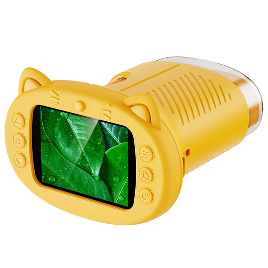 Discover the Wonders of Science with the Handheld Kids Microscope - 2.4-Inch Screen, 1000X Magnification, Perfect Educational Gift for Boys & Girls!
